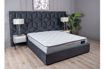 Кровать мягкая с тумбами Моника XL 160 FRISCO велюр FRISCO - 1