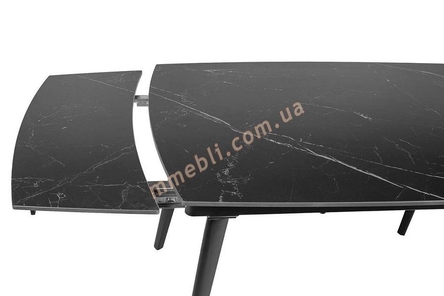 Стол кухонный керамический B5621-5 120см Hestia черный мат (CN010) Aqua Rodos - 3