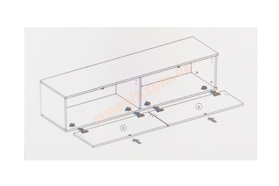 Тумба ТВ Academia AC160 белый мат GF Furniture - 4