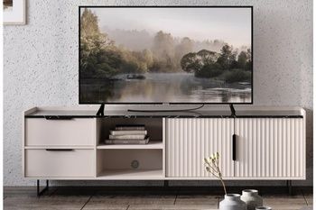 Тумба ТВ Фреско RTV2D2S кашемир/темный мрамор BRW Украина BRW Украина - 1