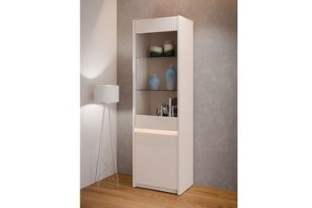 Витрина OAK SQUERE OSQV811B Forte бежевый мат/дуб Маувелла Forte - 1