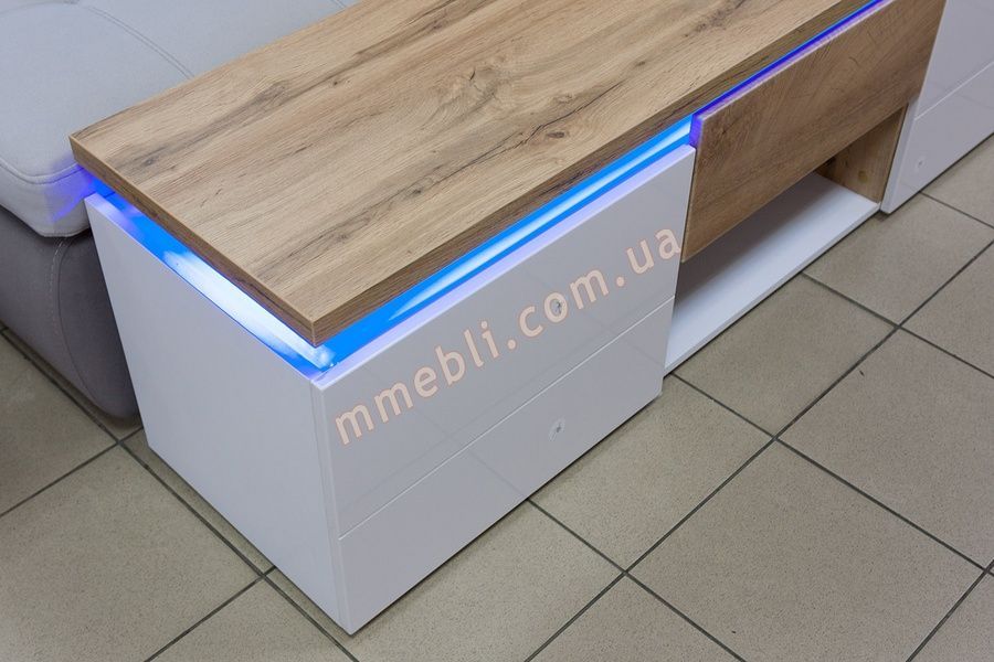 Тумба ТВ Cortina 160 дуб вотан LED