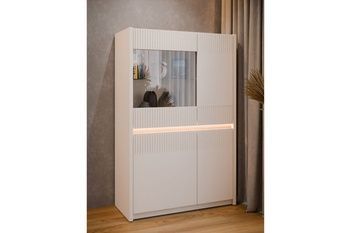 Витрина OAK SQUERE OSQV421B Forte бежевый мат/дуб Маувелла Forte - 1