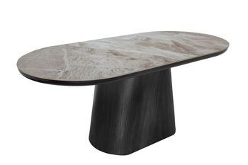 Стол обеденный Clement 180 Bjorn керамика Italy grey Glossy