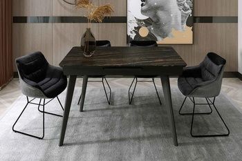 Стол Атланта 140см Aqua Rodos керамика Laminam Naturali Noir Desir Aqua Rodos - 1