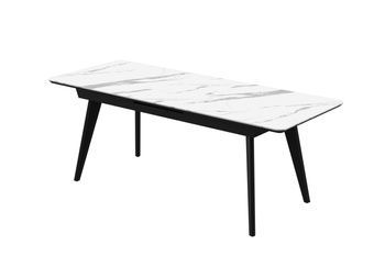 Стол обеденный Атланта 160см Aqua Rodos Laminam Bianco Statuario Venato керамика белый мат Aqua Rodos - 1