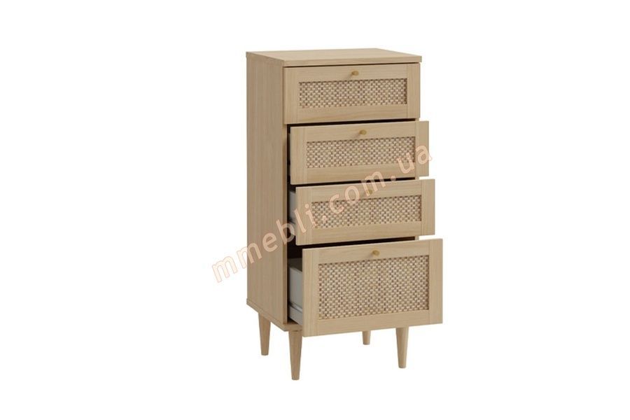 Комод вузький CALASETTA CQSK311 Forte Дуб елегант/Техноротанг Forte - 2