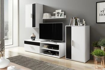 Стенка мебельная Berno Черный/белый GF Furniture - 1