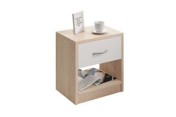Тумба приліжкова Naka Pepe 1 Дуб Сонома/белый GF Furniture - 1