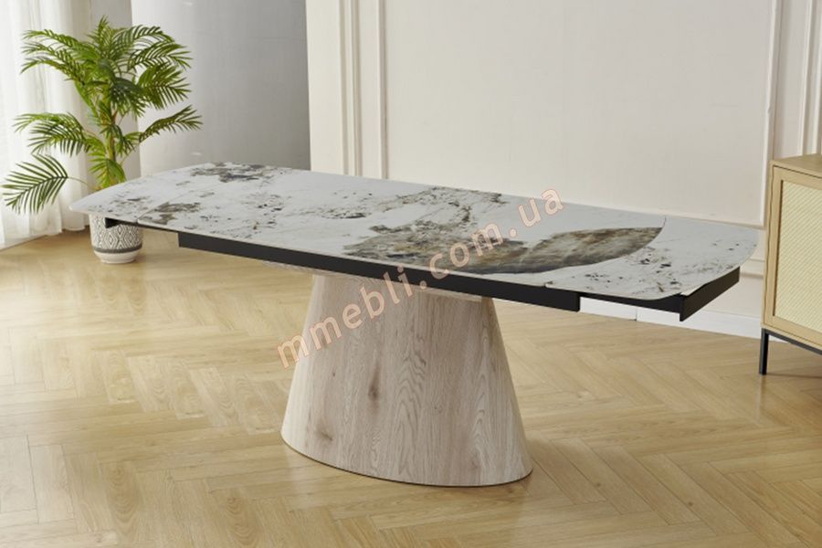 Стіл CLEMENT T 160 Bjorn Pandora Glossy Wood