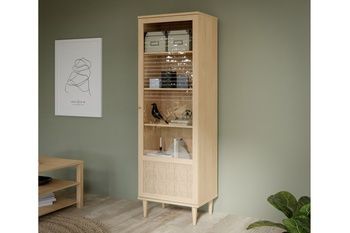 Витрина CALASETTA CQSV712 Forte Дуб элегант/Техноротанг Forte - 1