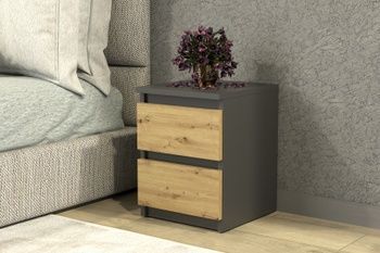Тумба приліжкова CDF M2 GF антрацит GF Furniture - 1