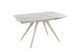 Обеденный стол Galen 145 Bjorn керамика White Golden Glossy