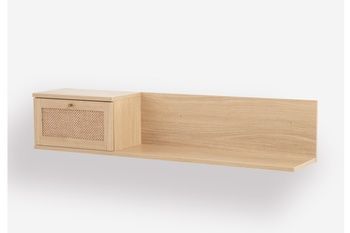 Полка CALASETTA CQSB02 Forte Дуб элегант/Техноротанг Forte - 1