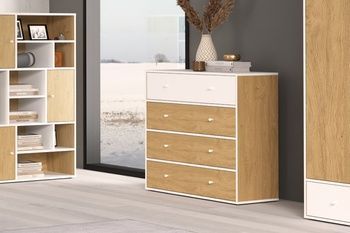 Комод Fumo FM5 GF Дуб каменный/белый GF Furniture - 1
