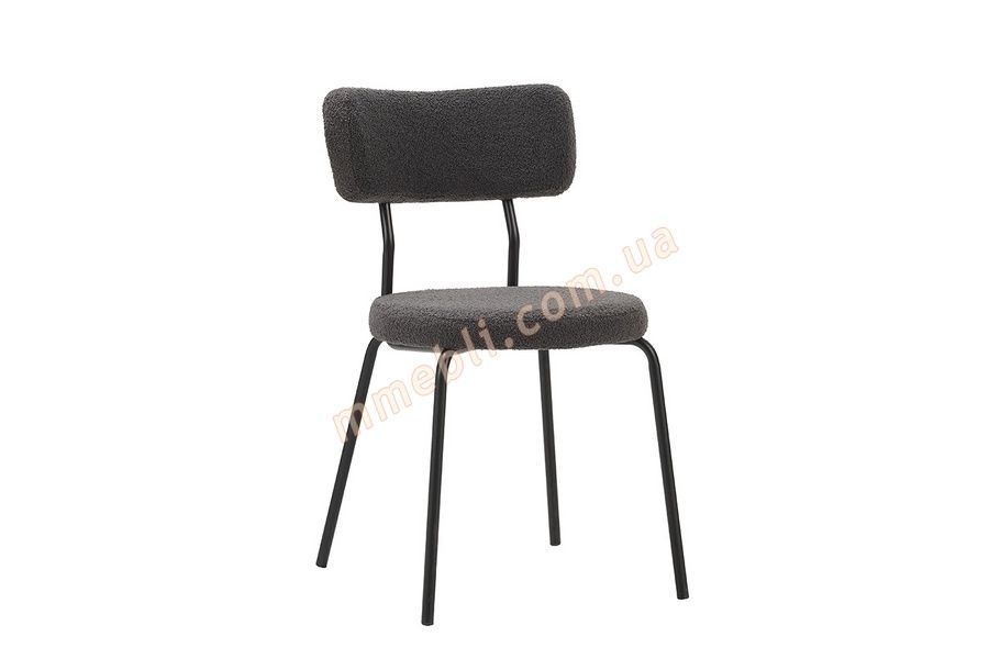 Стілець Union DC22222 букле DARK GREY  PREMIUM - 2