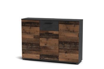 Комод Berno BE3 (Берно) Матера/олд стайл темный GF Furniture - 1