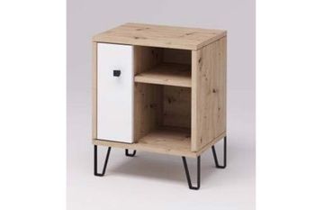 Тумба приліжкова Bollo BO16 дуб артізан/білий матовий GF Furniture - 1