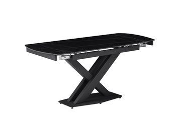 Стол обеденный Lion 120см DT-2305S керамика матовая Lauren black PREMIUM - 1