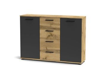 Комод Berno BE4 (Берно) Дуб вотан/матера GF Furniture - 1