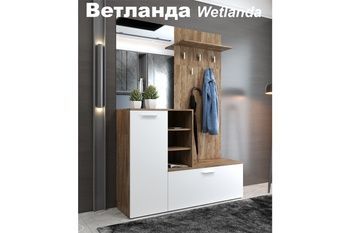 Прихожая Ветланда Дуб Ансберг/Нимфея Альба Gerbor Gerbor - 1