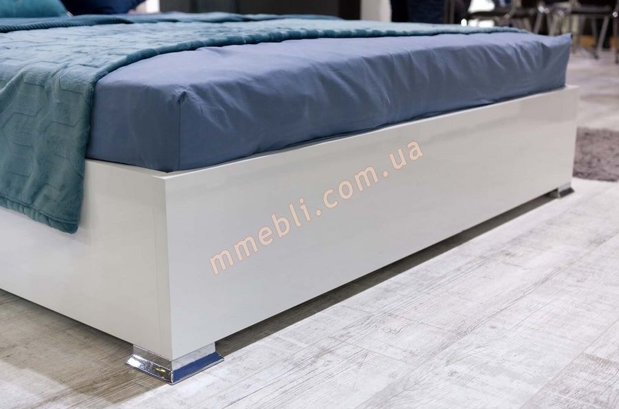 Кровать Karat White Gloss 160 (Карат) с подъемным механизмом Aqua Rodos - 2