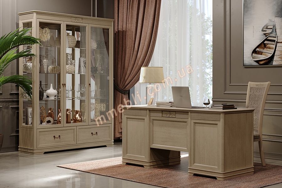 Витрина Toscana New (Тоскана) ясень 3-х дверная Италконцепт - 2